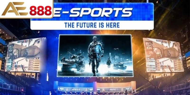 Giao diện esports với nhiều tựa game nổi bật